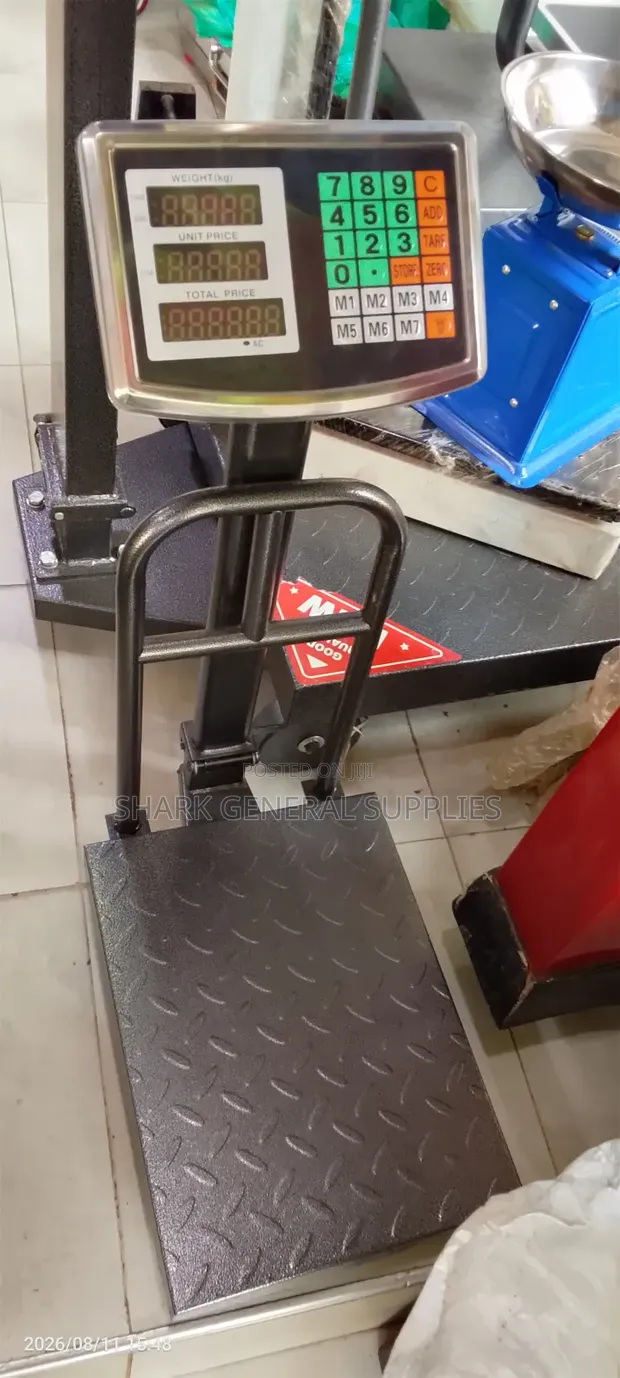 Digital Weighing Scale 150kg Rechargeable - 1