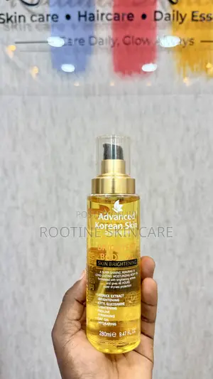 Advanced Korean Skin Brightening Body Oil for Dry, Radiant Tone