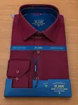 Saint Men's Formal Slim Fit Long Sleeve Shirts - 5