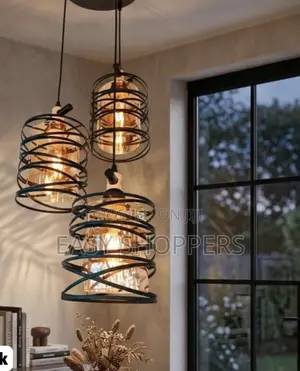 3-Piece Stylish Industrial Cluster Pendant Light Chandelier