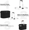 29L Insulated Folding Picnic Basket Cooler Lunch Bag - 2
