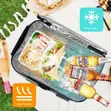 29L Insulated Folding Picnic Basket Cooler Lunch Bag - 5