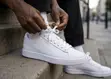 Original All White Puma Smash 3.0 Lifestyle Tennis Sneakers - 2
