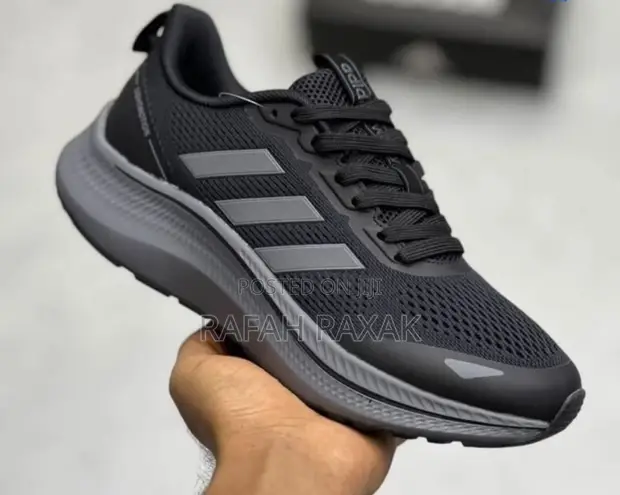 Original Adidas Lightmotion Running Shoes - Black/Grey - 1