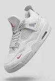 Original Grey Air Jordan 4 Retro Sneakers - 2