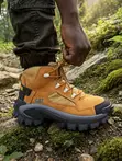 Original Caterpillar Rugged Outdoor Work Shoes - Mustard Yellow - 2
