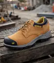 Original Mustard Yellow Caterpillar Casual Low-Cut Safety Shoes - 1