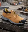 Original Mustard Yellow Caterpillar Casual Low-Cut Safety Shoes - 2
