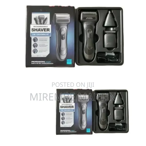 Professional 3-in-1 Rechargeable Grooming Kit & Shaver - 1