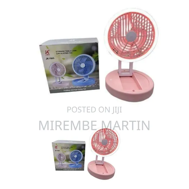 Multi-Functional Folding Table Lamp with Fan - 1