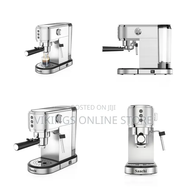Saachi 3-in-1 20 Bar ULKA Pump 1L 1350W Espresso Coffee Maker - 1