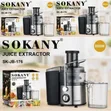 Brand New Sokany High-Performance Juice Extractor - 1