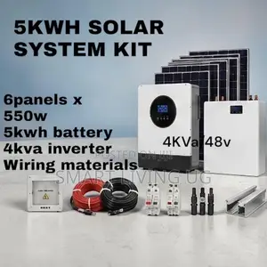 5kWh Lithium Solar System Kit - 4kVA Hybrid Inverter