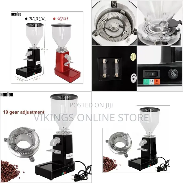 Commercial Electric Espresso Coffee Grinder - Multi-Colour - 1