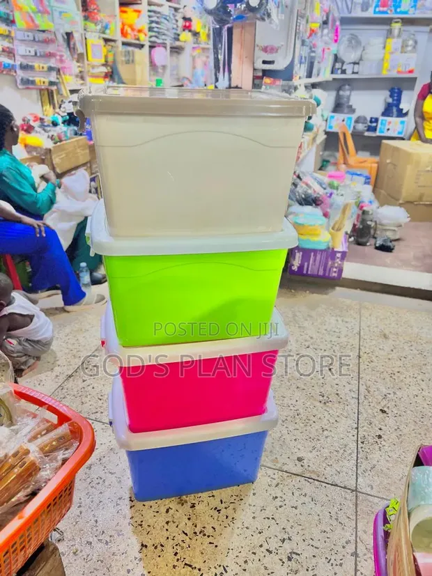 Clothes Organizing Plastic Storage Boxes (30 Litres) - 1