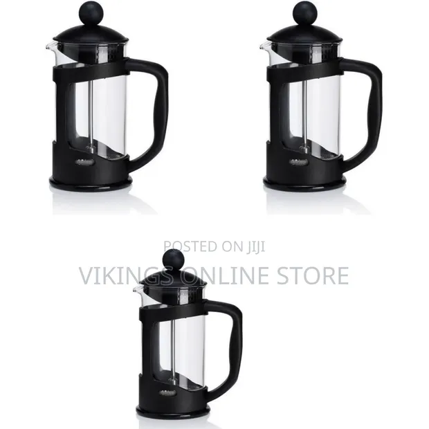 800ml French Press Coffee, Espresso, Tea Maker - Black - 1