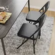Black Vinyl-Padded Metal Folding Chair (1PC) - 1