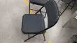 Black Vinyl-Padded Metal Folding Chair (1PC) - 4