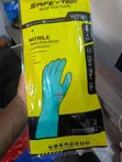 Heavy Duty Red PVC Chemical Resistant Safety Gloves - 2