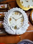 Crystal Swan & Peacock Decorative Wall Clock - 4