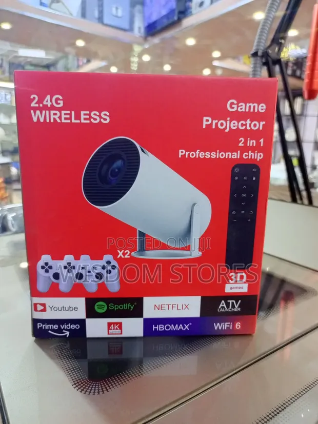 Game Projector X2 with Smart OS & Retro Games - 1