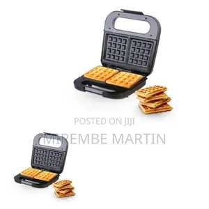 Brand New Lec Compact Dual-Slice Electric Waffle Maker