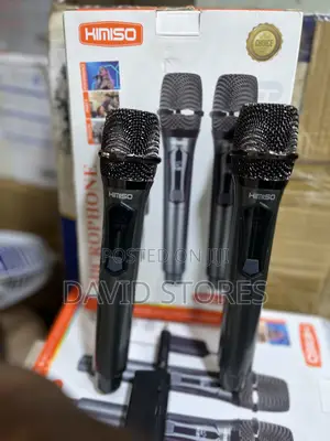 Kimiso Wireless Rechargeable Microphone Pair Set