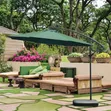 Forest Green Compound Outdoor Umbrella - 1