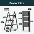 Heavy Duty 3-Step Ladder for Adults & Kids - 1