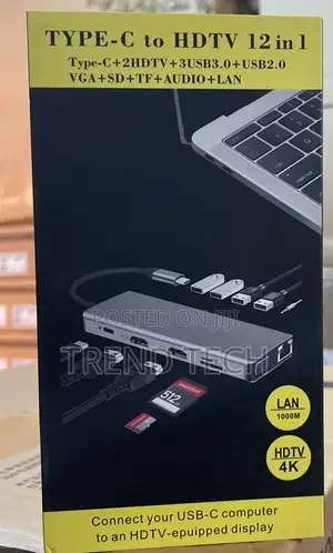 Type-C to HDMI 12-in-1 Adapter