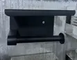High Quality Stainless Steel Toilet Paper Holder with Shelf - 3