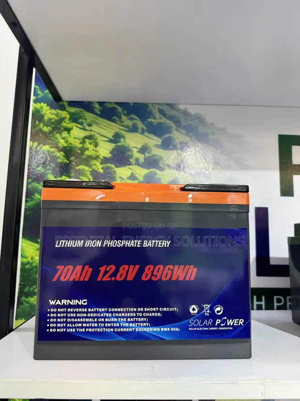 70Ah 12V Lithium Phosphate Battery - 1