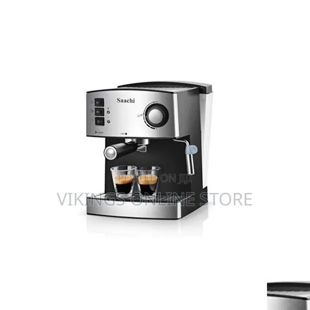 Saachi NL-COF-7055 All-in-1 Coffee Maker - Silver/Black - 1