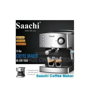 Saachi NL-COF-7055 All-in-1 Coffee Maker - Silver/Black