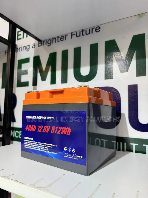 12V 40Ah Lithium Phosphate Battery - 1