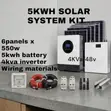 Complete 5kWh Lithium Solar Kit | 4kVA Hybrid Inverter + Panels - 2