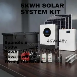 5kWh Lithium Solar Kit with 4kVA Hybrid Inverter
