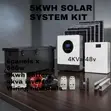5kWh Lithium Solar Kit with 4kVA Hybrid Inverter - 1