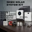 All-in-One 5kWh Lithium Solar Kit with 4kVA Hybrid Inverter - 1