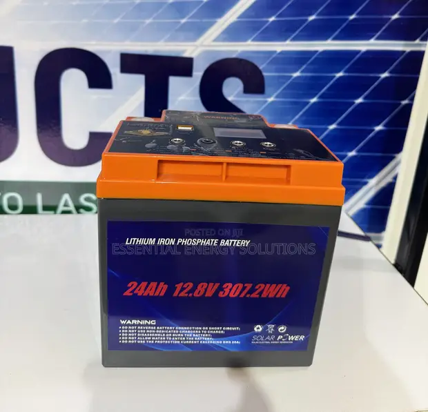 12V 24Ah Lithium Phosphate Battery - 1