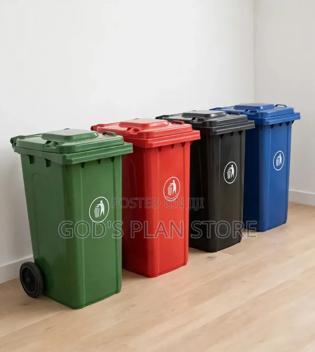 240 Litre Plastic Dust Bins (Brand New) - 1