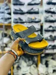Y-3 Studded Cross-Strap Platform Slides - 2