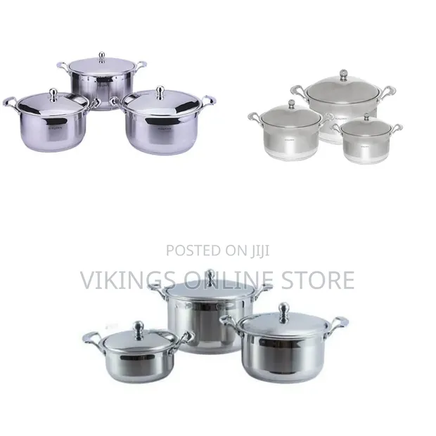6-Piece Stainless Steel Cookware Set - 1