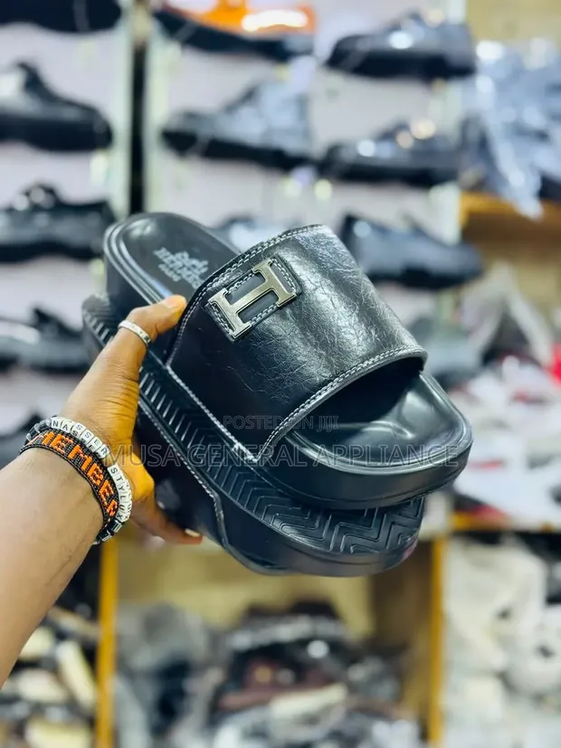 Hermes Platform Slide Sandals - 1