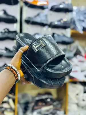 Hermes Platform Slide Sandals