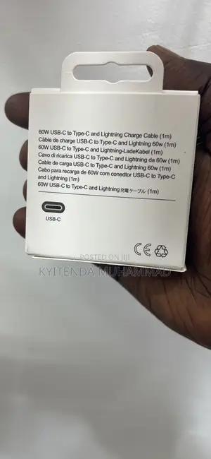 USB to Type C & Lightning 60W Charge Cable