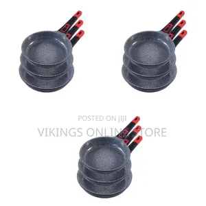Jio 3-Piece Professional Granite Coating Omelet Frying Pan Set