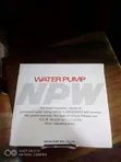 NPW Water Pump (Brand New) - 2