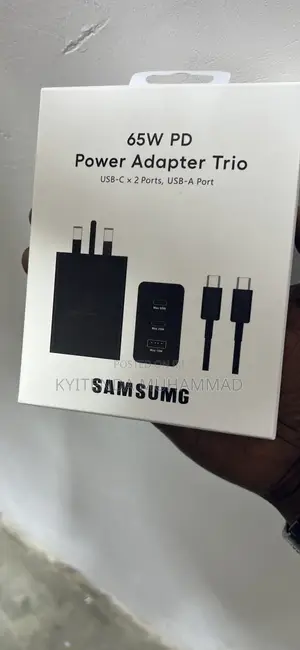 Samsung 65W PD Power Adapter Trio USB-C