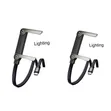 2-in-1 Invisible Holder Charger Cable with Stand, 240W Super Fast - 1
